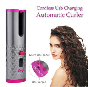 Auto Rotating Ceramic Hair Curler | Buy From T