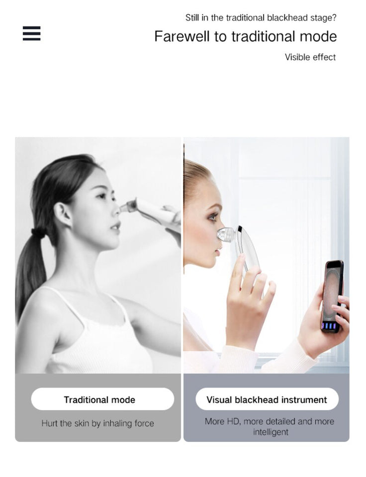 Electric Visual Blackhead Apparatus with WiFi HD Camera | BUY FROM T