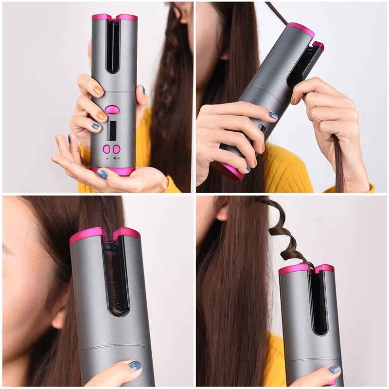 Auto Rotating Ceramic Hair Curler | Buy From T