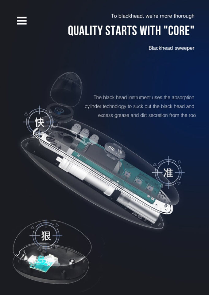 Electric Visual Blackhead Apparatus with WiFi HD Camera | BUY FROM T